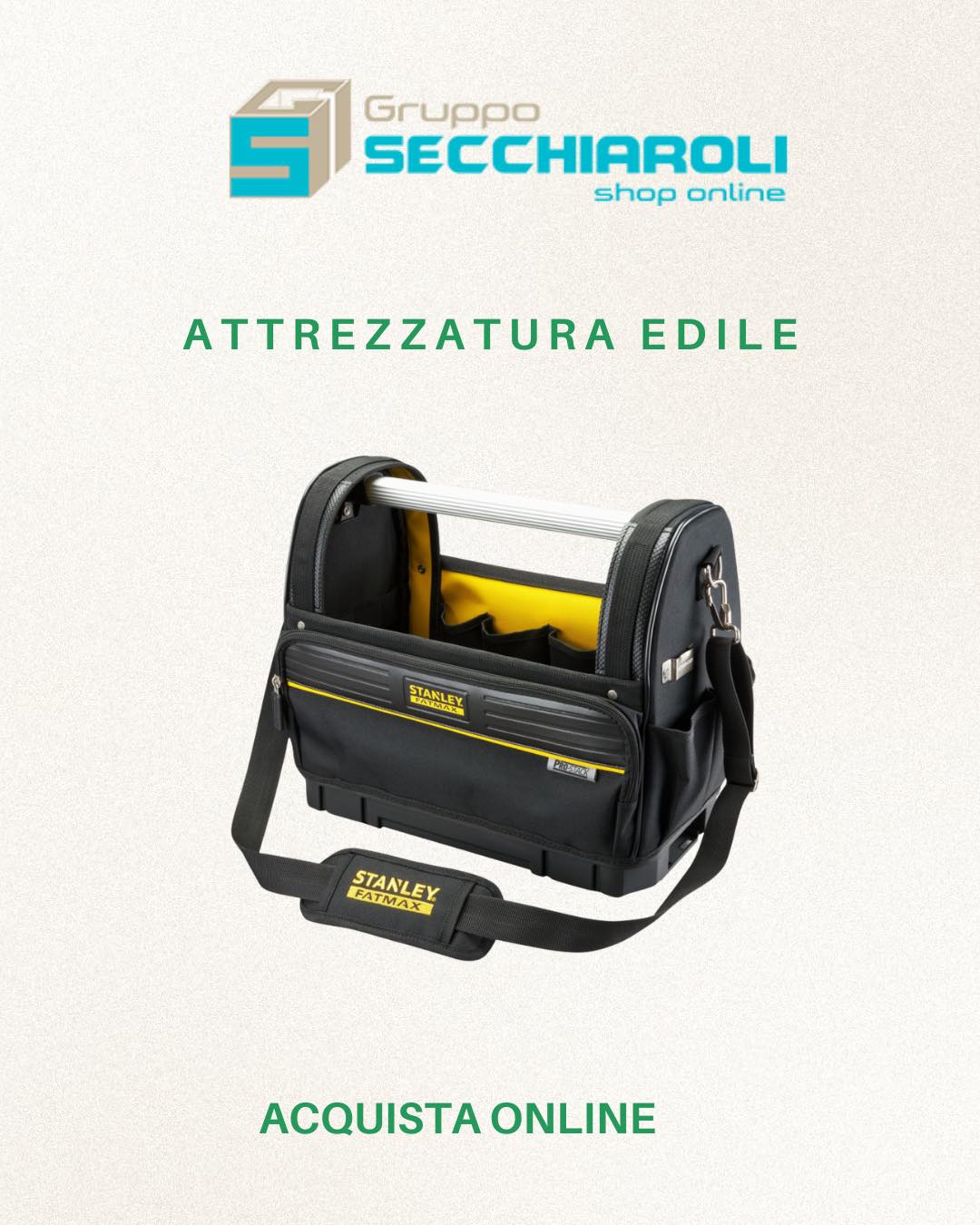 Organizza. Proteggi. Trasporta. 💪
Il cestello STANLEY FATMAX PRO-STACK è fatto per chi lavora sul serio: resistente in tessuto 600 Den, base rigida anti-umidità e agganciabile al sistema modulare PRO-STACK™.
Tasche intelligenti, cinghie antiscivolo e comfort totale con tracolla imbottita.
Fino a 25 kg di pura affidabilità.
👉 Porta tutto, ovunque!
https://eshop.grupposecchiaroli.it/attrezzatura-edile/portautensili/cestello-18-in-tessuto-pro-stack-fatmax/
🔸🔸🔸�𝗚𝗿𝘂𝗽𝗽𝗼 𝗦𝗲𝗰𝗰𝗵𝗶𝗮𝗿𝗼𝗹𝗶
🌐 http://www.grupposecchiaroli.it/
📧 info@grupposecchiaroli.it
#edilizia #noleggioattrezzature #cantieri #professionisti #costruzioni #secchiaroli