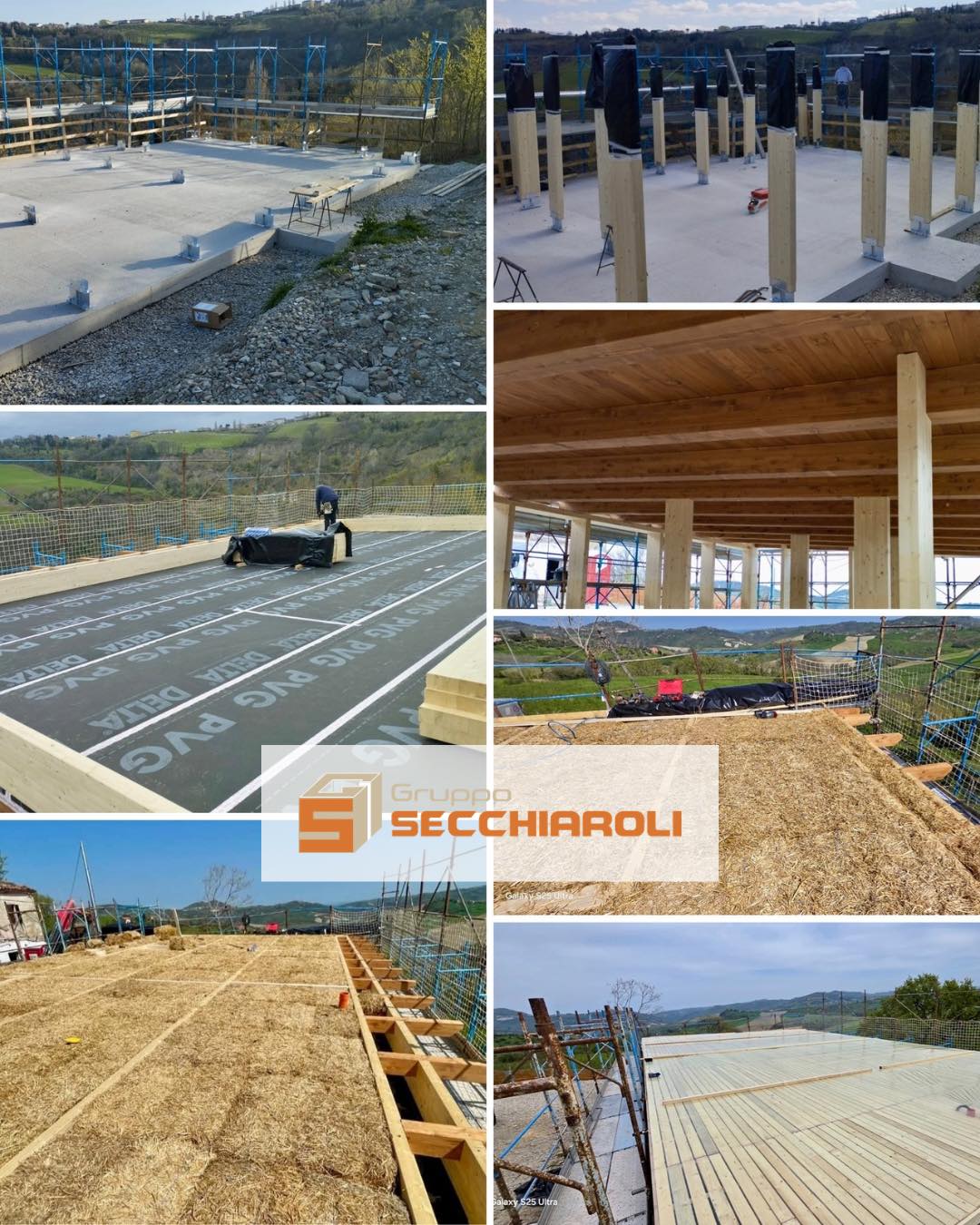 🏗 𝗦𝗰𝗮𝘁𝘁𝗶 𝗱𝗮𝗶 𝗰𝗮𝗻𝘁𝗶𝗲𝗿𝗶

📍 Tavoleto (PU) 🌾🏗️
Siamo nel cuore di un cantiere che profuma di natura. Non è la solita costruzione: qui la struttura in legno incontra uno degli isolanti più antichi e performanti al mondo: i balletti di paglia.

Perché abbiamo scelto la paglia?
✅ Isolamento termico eccellente (caldo d’inverno, fresco d’estate).
✅ Traspirabilità totale delle pareti.
✅ Impronta ecologica quasi zero.
🔸🔸🔸
𝗚𝗿𝘂𝗽𝗽𝗼 𝗦𝗲𝗰𝗰𝗵𝗶𝗮𝗿𝗼𝗹𝗶.
𝑫𝒂𝒍 1949 𝒂𝒍 𝒕𝒖𝒐 𝒔𝒆𝒓𝒗𝒊𝒛𝒊𝒐 𝒏𝒆𝒍𝒍'𝒆𝒅𝒊𝒍𝒊𝒛𝒊𝒂.
📧 info@grupposecchiaroli.it
.
#edilizia #secchiaroli #ferramenta #costruzioni #caseinlegno #marche