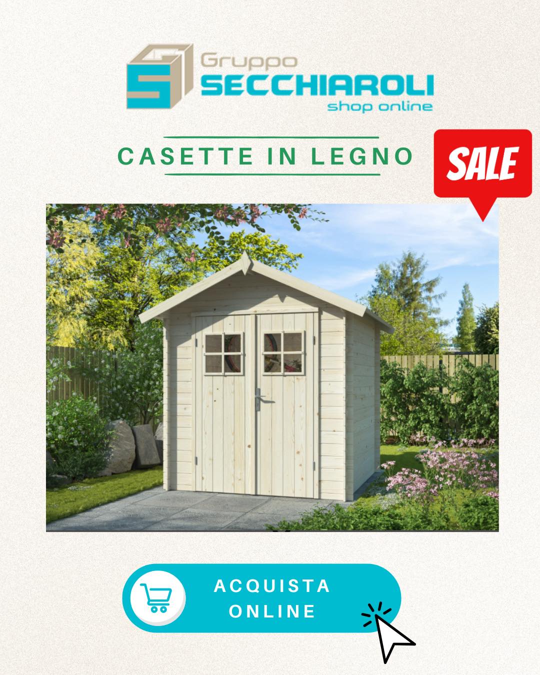 🚀 SPAZIO EXTRA IN GIARDINO? La casetta Mila è in SCONTO!

🏡 La casetta in legno di abete Mila (con struttura super resistente blockhouse) è la soluzione perfetta per proteggere attrezzi, moto, bici e dare finalmente un ordine al tuo outdoor.

🔴 SOLO PER POCO TEMPO IN SCONTO! 🔴 Non fartela sfuggire.

https://eshop.grupposecchiaroli.it/prodotto/casetta-in-legno-losa-mila/
🔸🔸🔸
𝗚𝗿𝘂𝗽𝗽𝗼 𝗦𝗲𝗰𝗰𝗵𝗶𝗮𝗿𝗼𝗹𝗶.
𝑫𝒂𝒍 1949 𝒂𝒍 𝒕𝒖𝒐 𝒔𝒆𝒓𝒗𝒊𝒛𝒊𝒐 𝒏𝒆𝒍𝒍'𝒆𝒅𝒊𝒍𝒊𝒛𝒊𝒂.
📧 info@grupposecchiaroli.it
.
#edilizia #secchiaroli #ferramenta #costruzioni #caseinlegno #marche