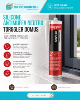 Problema con muffa o infiltrazioni? Risolvi alla radice con il silicone giusto. 🛠️

Il Silicone Neutro Antimuffa Torggler Domus (Bianco) è la risposta professionale per chi cerca una tenuta perfetta che dura nel tempo:

✅ Protetto da muffe e alghe: ideale per ambienti sanitari e ad alta umidità.
✅ Adesione universale: incolla perfettamente sia su materiali porosi che non porosi
✅ Resistente a UV e intemperie
✅ Formula neutra: non corrode le superfici metalliche/verniciate e non emette odori sgradevoli durante l'uso.

Ordina subito sul nostro shop:
https://eshop.grupposecchiaroli.it/prodotto/silicone-antimuffa-neutro-torggler-domus-ml-310-bianco-9010/

𝗚𝗿𝘂𝗽𝗽𝗼 𝗦𝗲𝗰𝗰𝗵𝗶𝗮𝗿𝗼𝗹𝗶.
𝑫𝒂𝒍 1949 𝒂𝒍 𝒕𝒖𝒐 𝒔𝒆𝒓𝒗𝒊𝒛𝒊𝒐 𝒏𝒆𝒍𝒍'𝒆𝒅𝒊𝒍𝒊𝒛𝒊𝒂.
📧 info@grupposecchiaroli.it

#caseinlegno #bioedilizia #sostenibilità #efficienzaenergetica