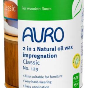 Olio naturale per legno e cotto Auro 129 cera classic universale lt. 0,75 - immagine 1