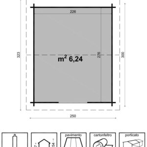 Casetta in legno Losa Elena - immagine 4