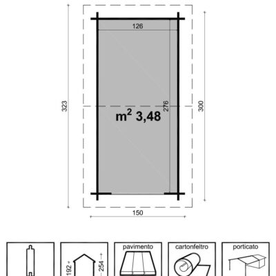 Casetta in legno Losa Lucia - immagine 4