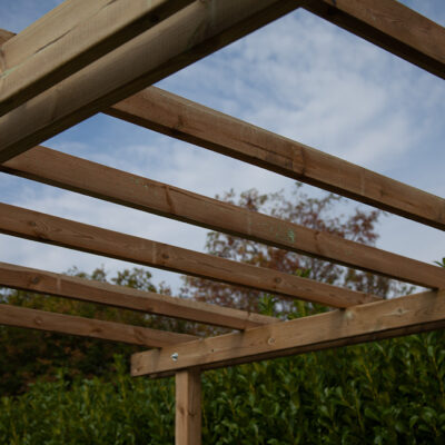 Pergola in legno Losa autoportante cm.240x240 - immagine 4