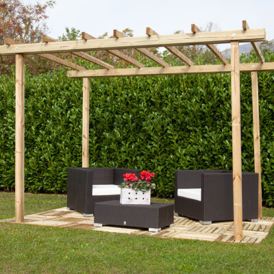 Pergola in legno Losa autoportante cm.240x300 - immagine 1