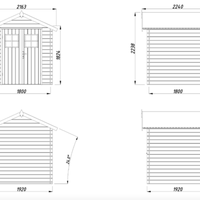 Casetta in legno Losa Mila - immagine 3