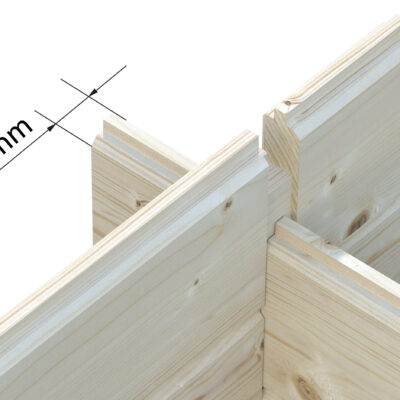 Casetta legno cm. 250 x 250 sp. mm 28 Losa Noemi - immagine 3
