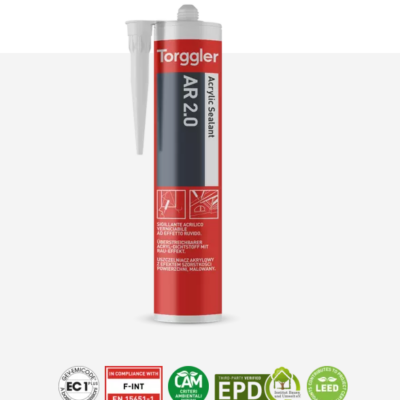 Silicone acrilico verniciabile ad effetto ruvido Torggler Ar 2.0 ml. 310 - bianco - immagine 1